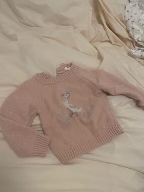 Patachou pink goose sweater